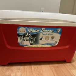 Igloo Island Breeze Cooler, Ice Chest 48Qt