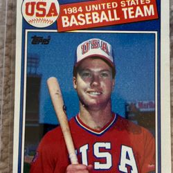 1984 Topps Mark McGwire USA Rookie Card