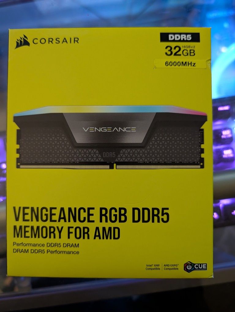 Corsair Vengeance 32GB RGB DDR5 RAM