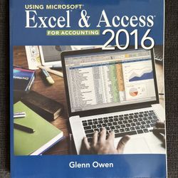 Excel & Access For Accounting 2016