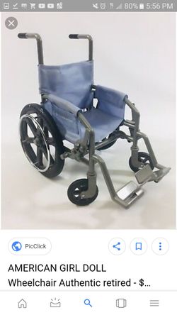 A toy wheelchair
