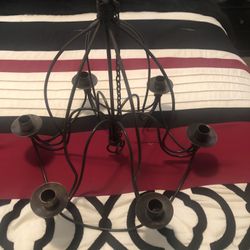 Metal Candle Chandelier 