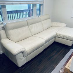 Natuzzi Italian Leather Couch 