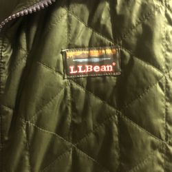 LLbean Half Zip Puffer 