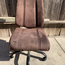 Brown Vintage Office Chair In Great Condition 