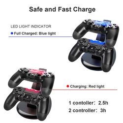Ps4 Controller Charger Charging Station U Tote Dual Usb Charging Station For Sony Playstation 4 Ps4 Controller And Ps4 Pro Controller Black For Sale In Philadelphia Pa Offerup