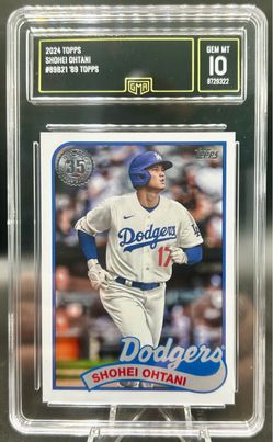 SHOHEI OHTANI 💥GMA 10 2024 Topps 1989 35th Anniversary Insert #89B2-1 Dodgers