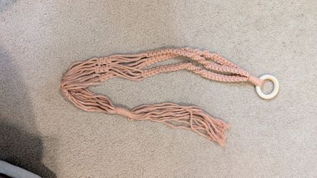 Small Macrame Plant Holder