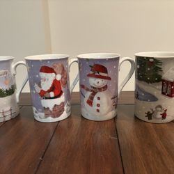 Lenox Christmas Mugs 