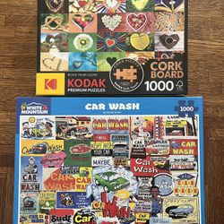 Two Jigsaw Puzzles 1000 Pieces 