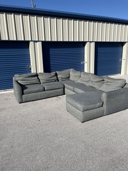 Grey Kevin Charles Sectional Free Delivery