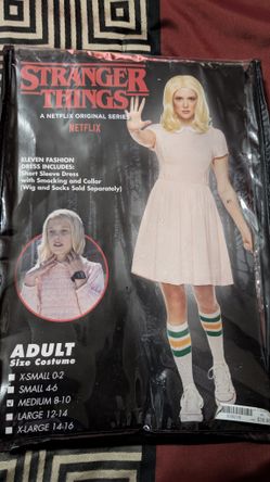 Medium Adult Stranger Things Eleven Costume 
