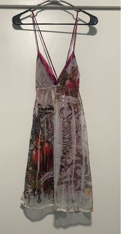 Y2K Ed Hardy dress