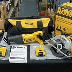 ❗️NEW❗️Dewalt 20V 4 Tool Combo Kit w/2 Batteries & Charger