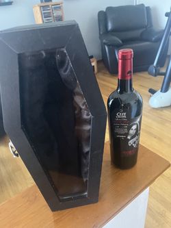 Ozzy Osbourne Signed Solar Red Wine Collector's Edition Coffin Box #148/500