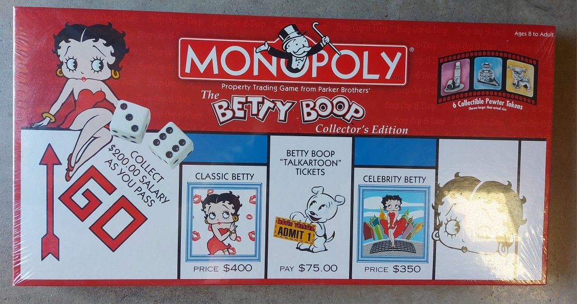 Monopoly Limited Edition Betty Boop