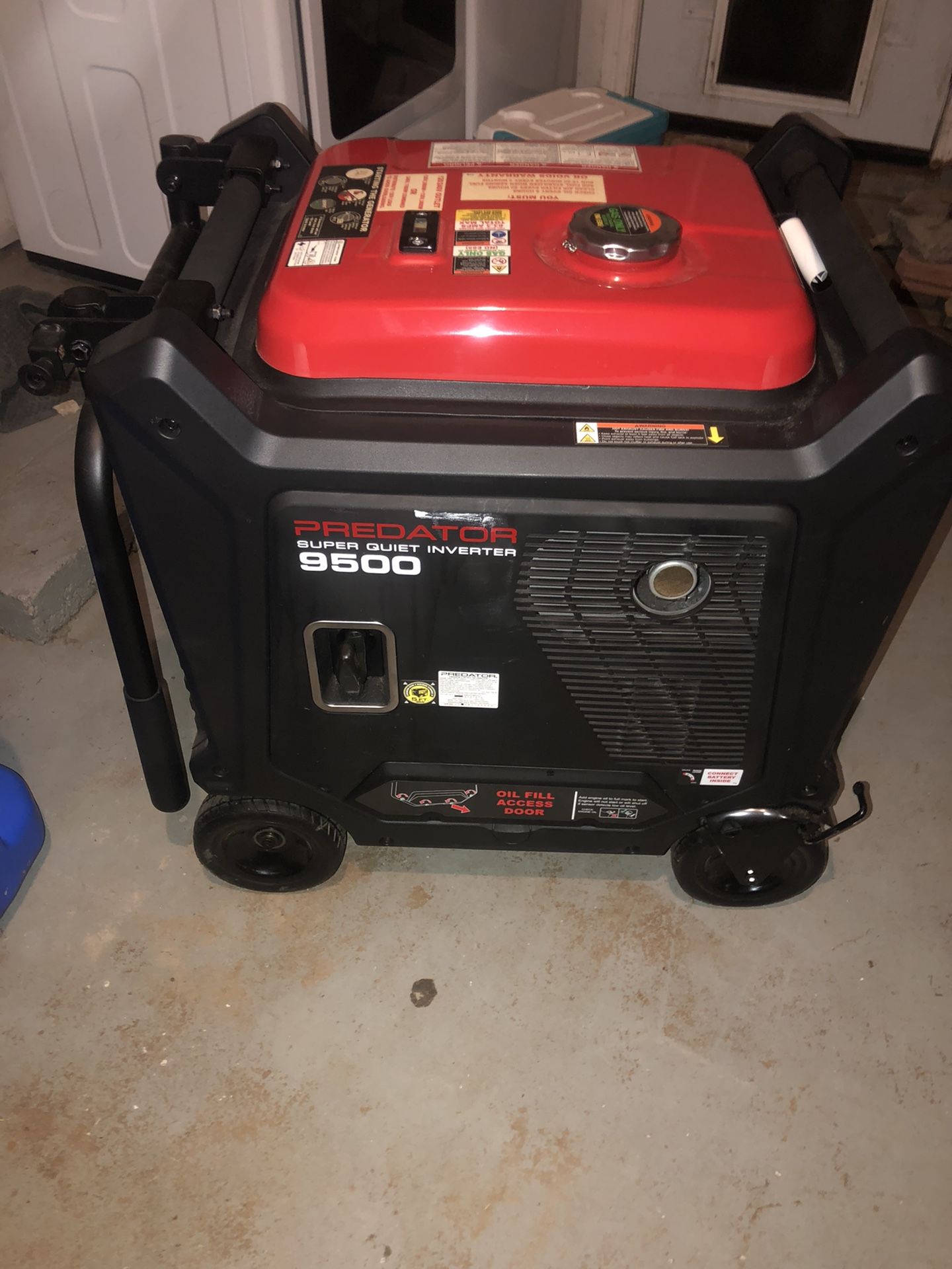 PREDATOR 9500 INVERTER GENERATOR WHISPER QUIET