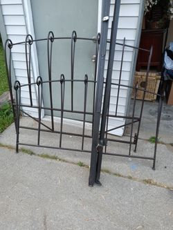 Wrought Iron Queen Sleigh Bed