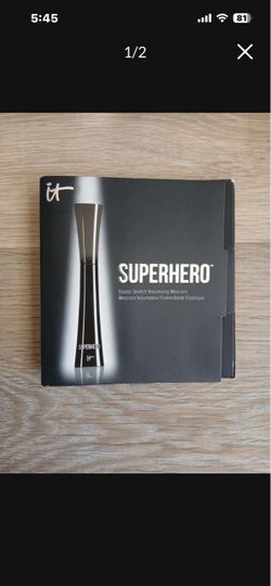 NEW It Cosmetics Award Winner Superhero Dramatic Volume Length Black Mascara