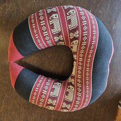 Embroidered Travel Neck Pillow 