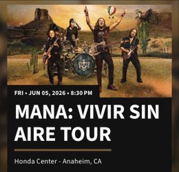 MANA: VIVIR SIN AIRE TOUR