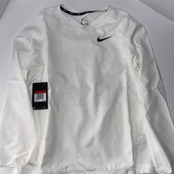 Nike Baseball Swoosh V-Neck  White Tag size XL boys