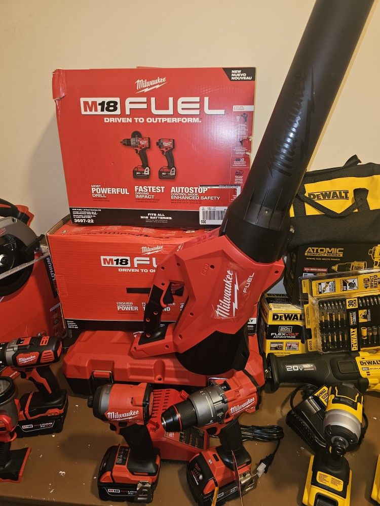 Milwaukee M18 Fuel (Blower and Powerfull Drill)