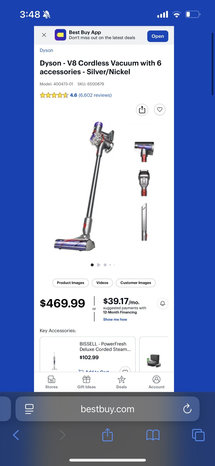 Dyson Cordless Vacuum