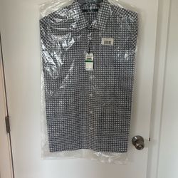 Perry Ellis Short Sleeve Dress Shirt