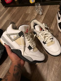 Jordan 4 white cement