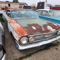 1960 Impala 2 Door And Parts Car