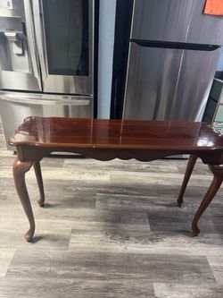 Dark Wood Table