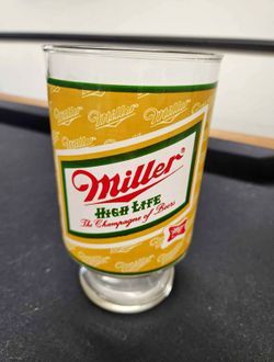 Vintage Miller Lite Glass