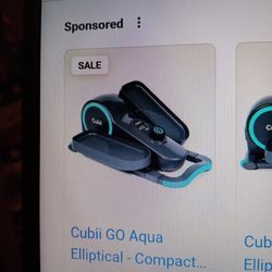 Cubii GO Aqua  Under Desk Elliptical, NEW
