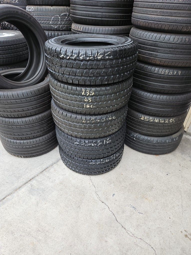 Set Of 4 Toyo H08 235/65/16 C Tires