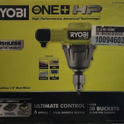 New Ryobi Mud Mixer