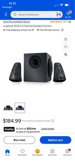 Logitech 2.1 channels speakers system