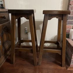 Bar Stools, Solid Wood