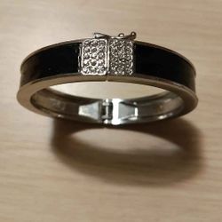 Ann Taylor Silver Magnetic Hinge Bracelet 