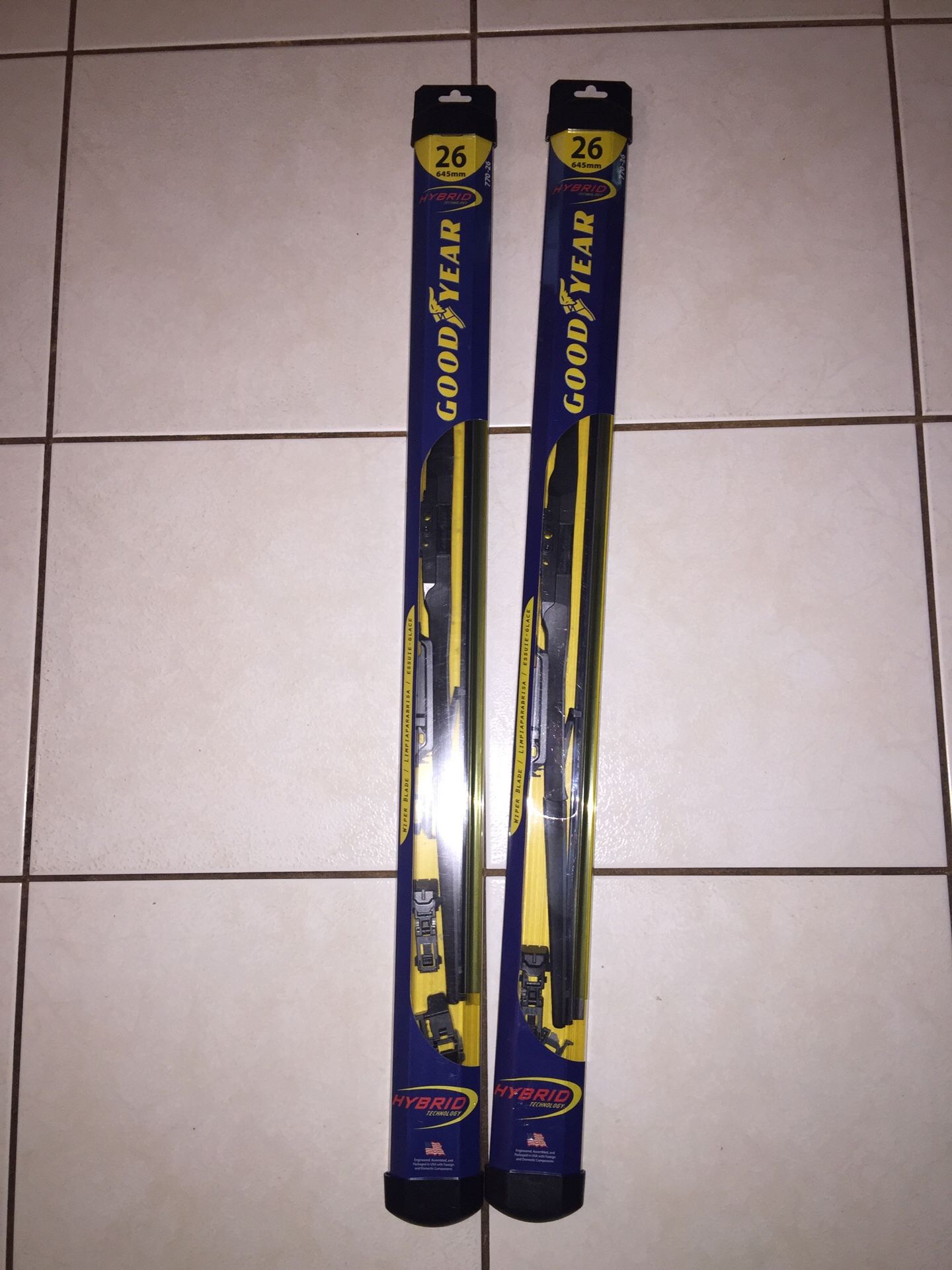 Goodyear Hybrid Technology 26” Windshield Wiper Blade 770-26 625mm.