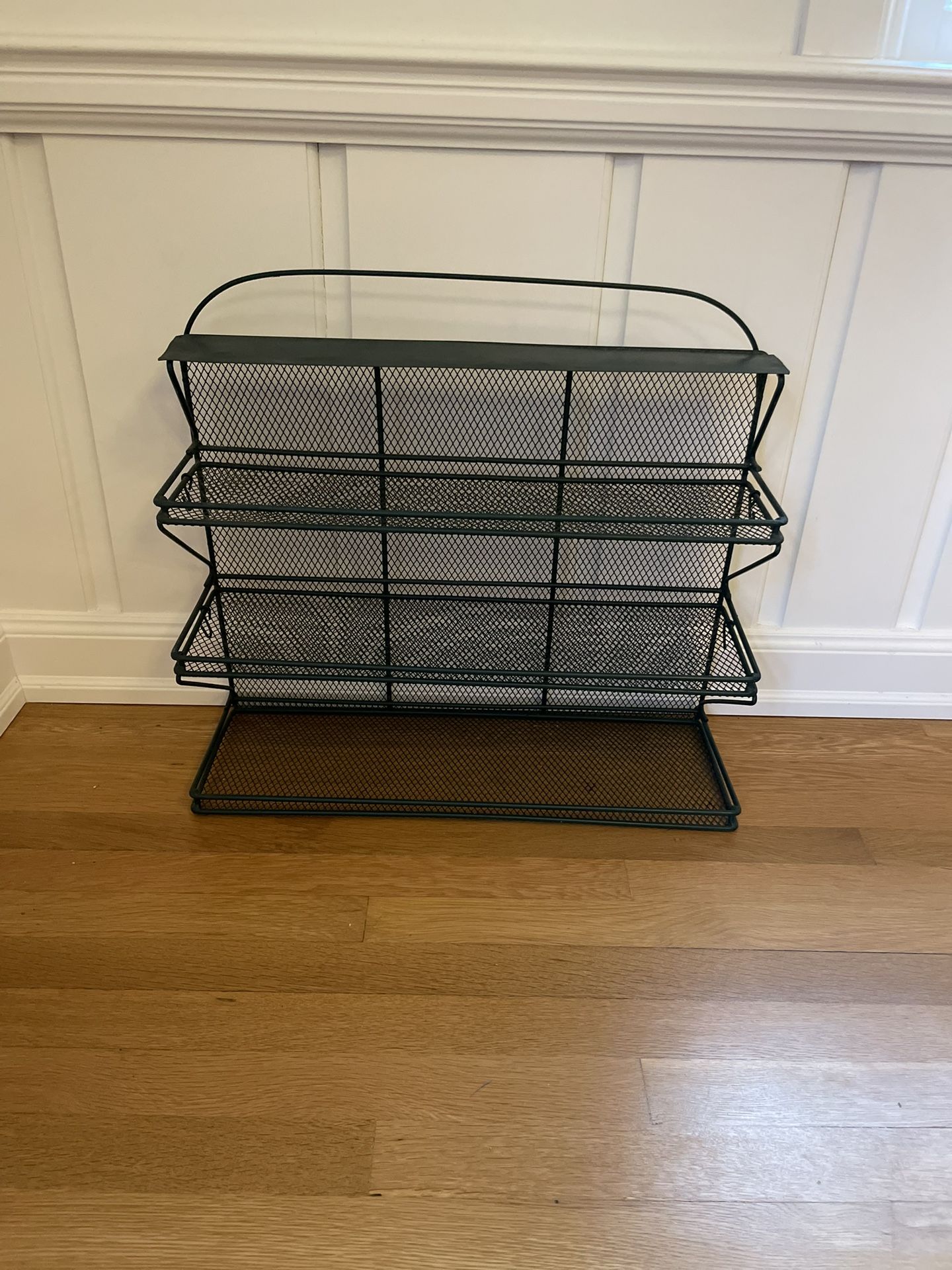 Vintage Metal Wall Shelf