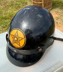 Vintage Sheriffs Department, Obsolete Bike Helmet