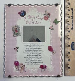 Baby Girl Gift of Love Photo Frame