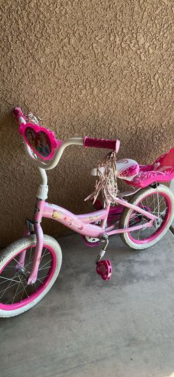 16” Girls Huffy Disney Bike w doll carrier