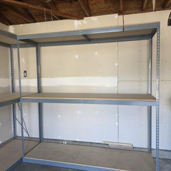 84 in W x 24 in D Garage Office Steel Shelving Supply Racks Delivery Available