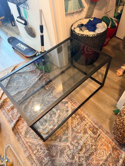 McGee Black Coffee Table Indoor/ Outdoor