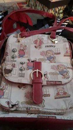Henney Bear Backpack/Purse Like New