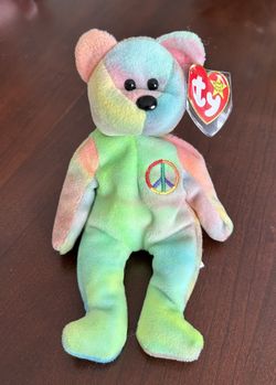 Peace bear #4053 Ty Beanie baby 