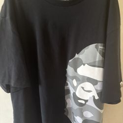 BAPE Color Camo Side Big Ape Head Relaxed Tee 'Black/Gray'