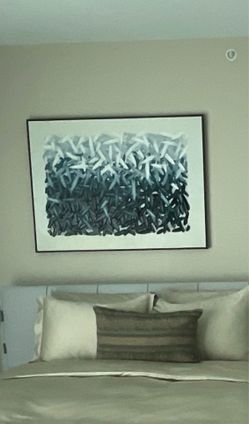 Blue wall art
